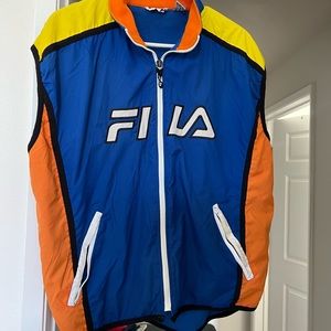 Vintage fila vest size xl
